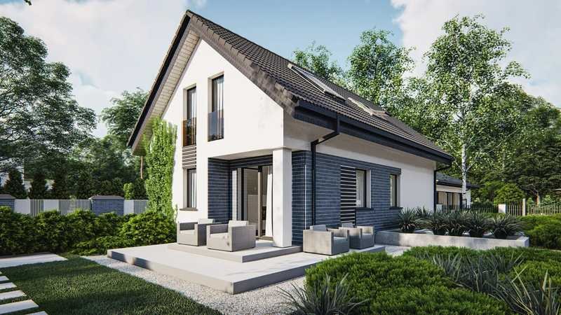 Projekt FDPL-Z71 GL — dom 134 m²